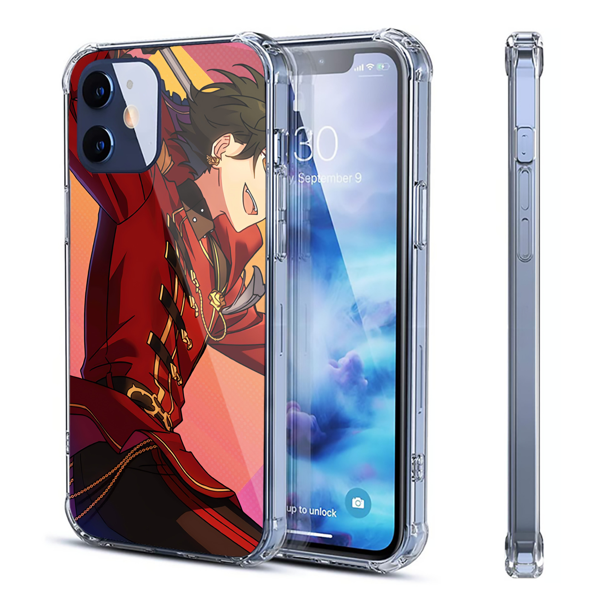 （画像用） あんさんぶるスターズ! Ensemble Stars 【iPhone 12シリーズ対応】透明スマホケース（クリアソフトケース）